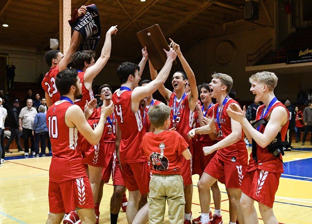 University hopes to be celebrating Friday like it did here for the North Coast Section championship.