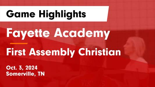 Volleyball Recap: Fayette Academy's  Victory  on Thursday Extend