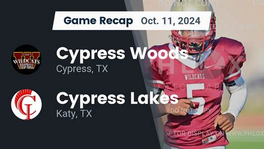 Football Recap: Cypress Woods Picks Up Eighth Consecutive  Victory
