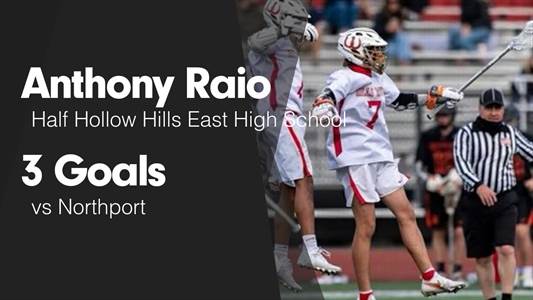 Anthony Raio Game Report: @ Islip