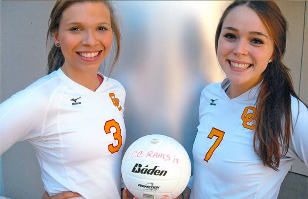 Central Catholic volleyball, led by captains Natalie Batiste (left) and Camille Foster, is the Week 6 winner of the Oregon Team of the Week presented by the Oregon National Guard.