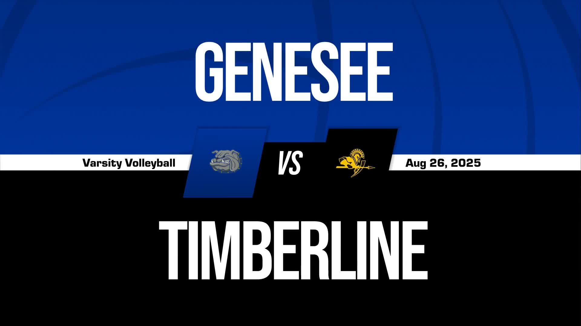 Volleyball Recap: Genesee Wins Going Away Against Highland