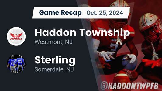 Football Recap: Sterling Piles Up the Points Against Haddon Township