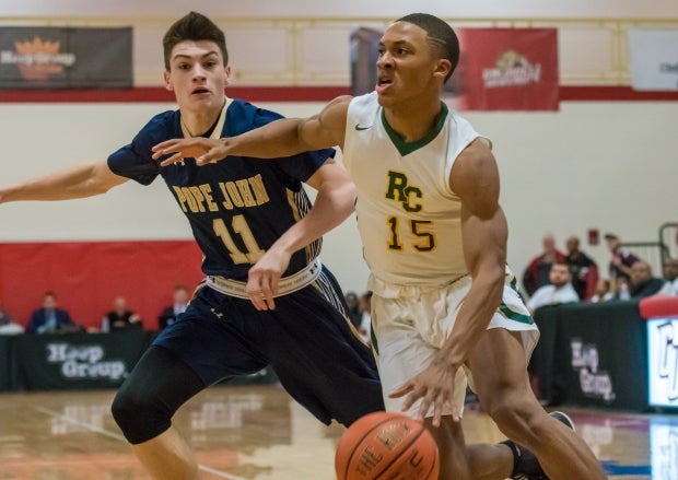 Nate Pierre-Louis scored 15 points to lead No. 13 Roselle Catholic to a 71-58 win in its season opener over Pope John XXIII.