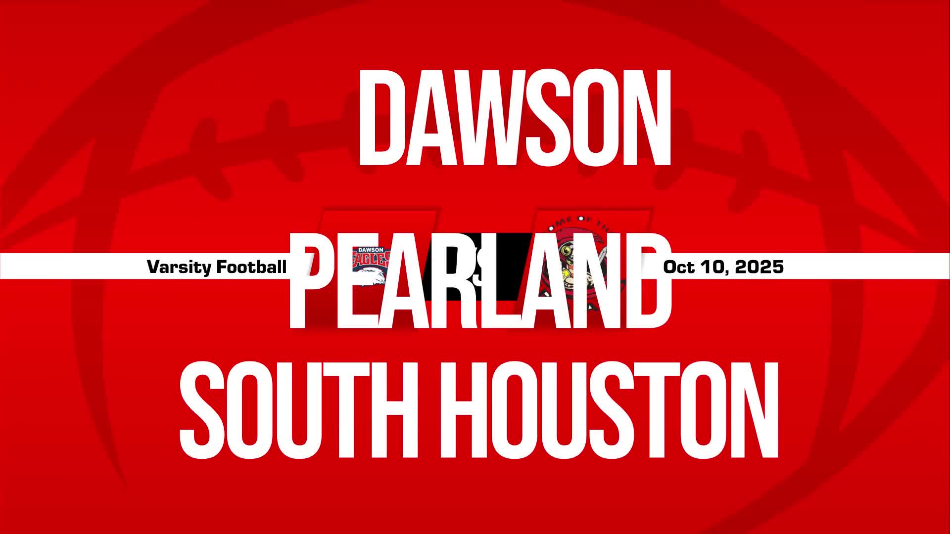 Football Game Preview: Dawson Eagles vs. Sam Rayburn Texans + How To Watch