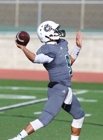 Helix quarterback Mike Austin