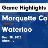 Marquette Catholic piles up the points against Metro-East Lutheran