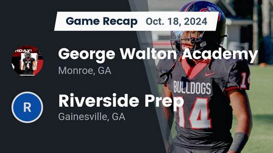 Football Recap: Aj Dillard Leads George Walton Academy to Victor
