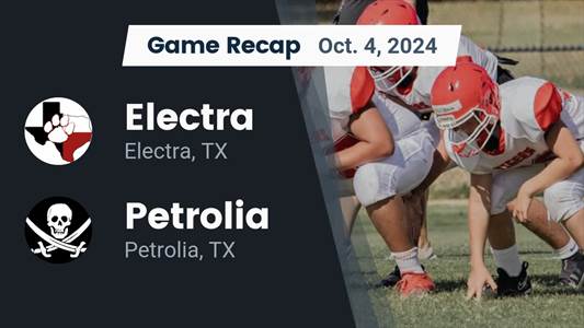 Football Recap: Electra Skates Past Petrolia with Ease