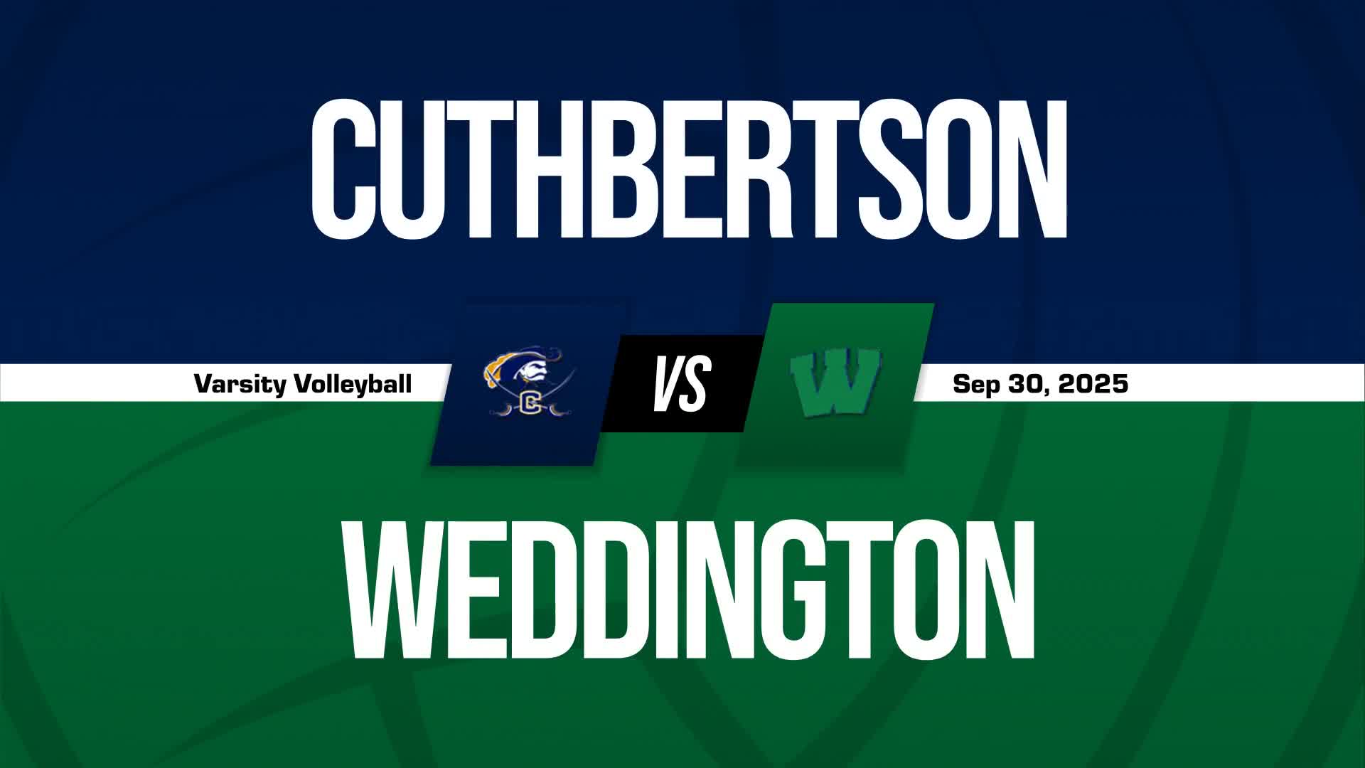 Volleyball Recap: Weddington Has No Trouble Against Porter Ridge
