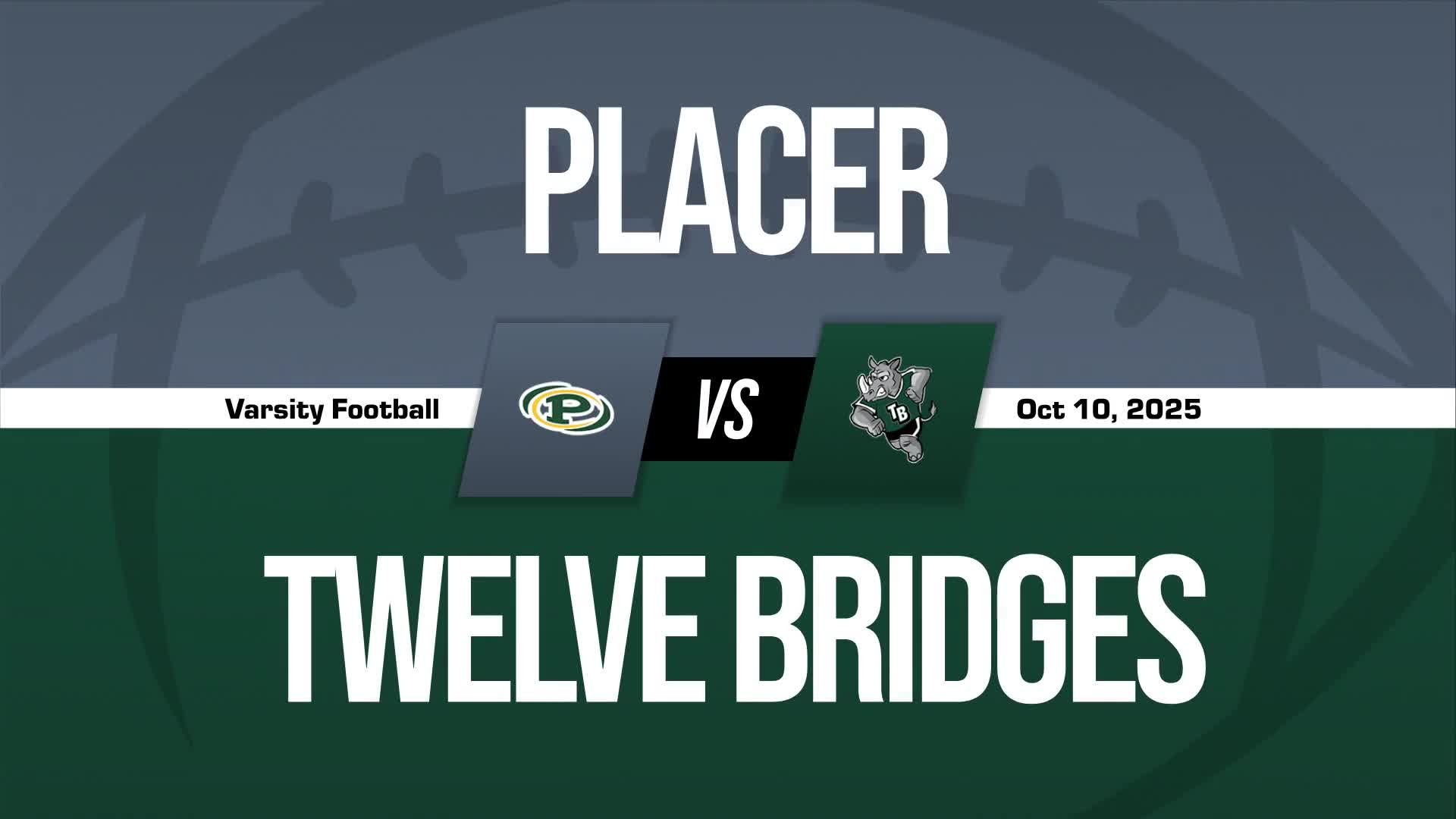 Football Recap: Twelve Bridges Extends Winning Streak to Eight + How To Watch