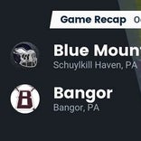 Football Game Recap: Bangor Slaters vs. Blue Mountain Eagles