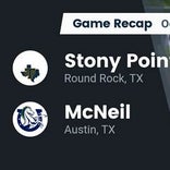 Football Game Recap: Stony Point Tigers vs. McNeil Mavericks