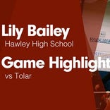 Softball Recap: Lily Bailey can't quite lead Hawley over Cisco