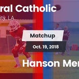 Football Game Recap: Hanson Memorial vs. Central Catholic