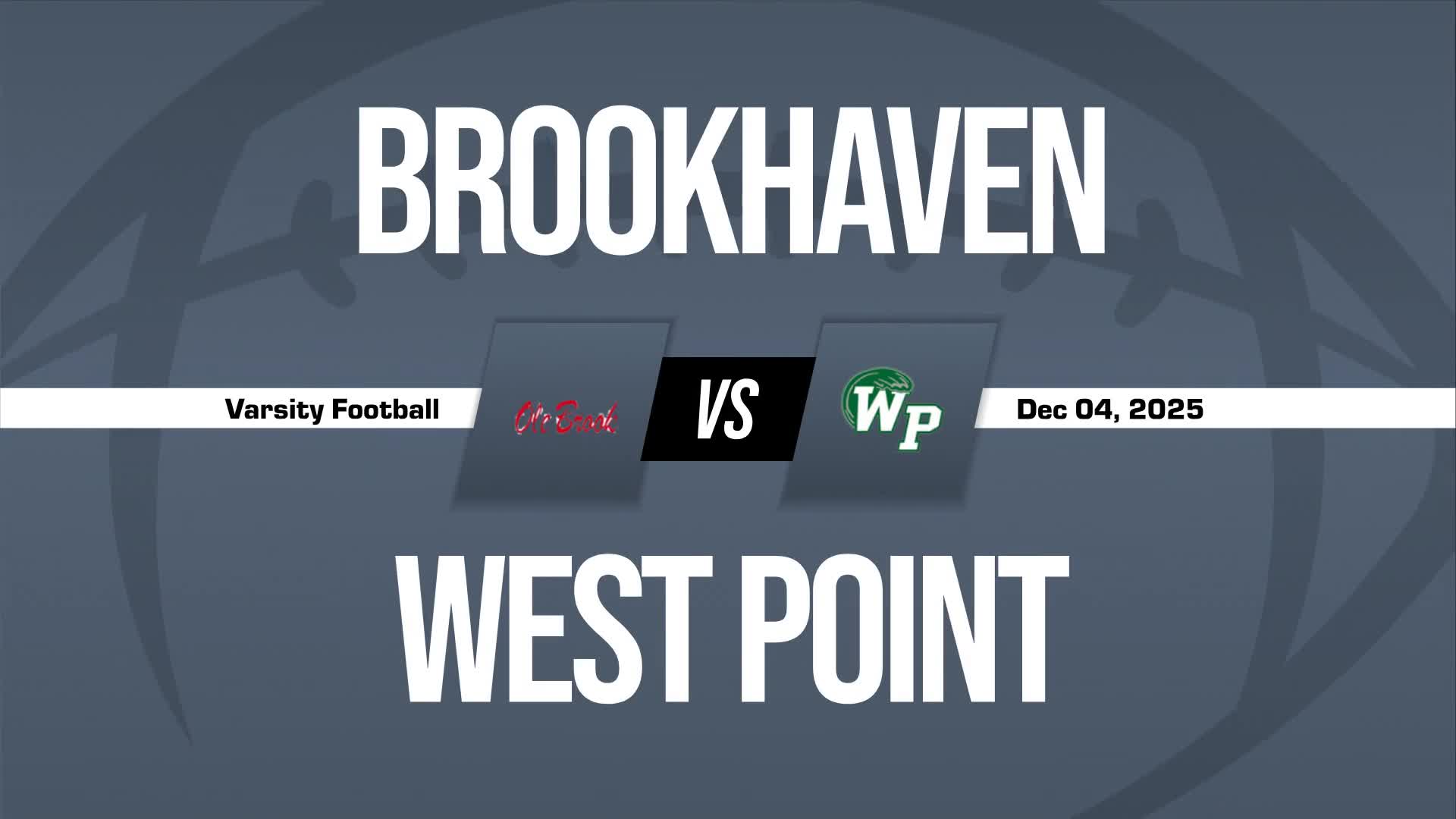 Football Recap: West Point's Undefeated Season over After 14 Games + How To Watch