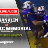 LISTEN LIVE: Franklin at Catholic Memorial
