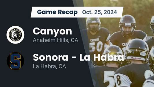 Football Recap: Canyon Triumphant Thanks to a Strong Effort from
