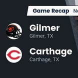 Football Game Preview: Gilmer Buckeyes vs. Carthage Bulldogs