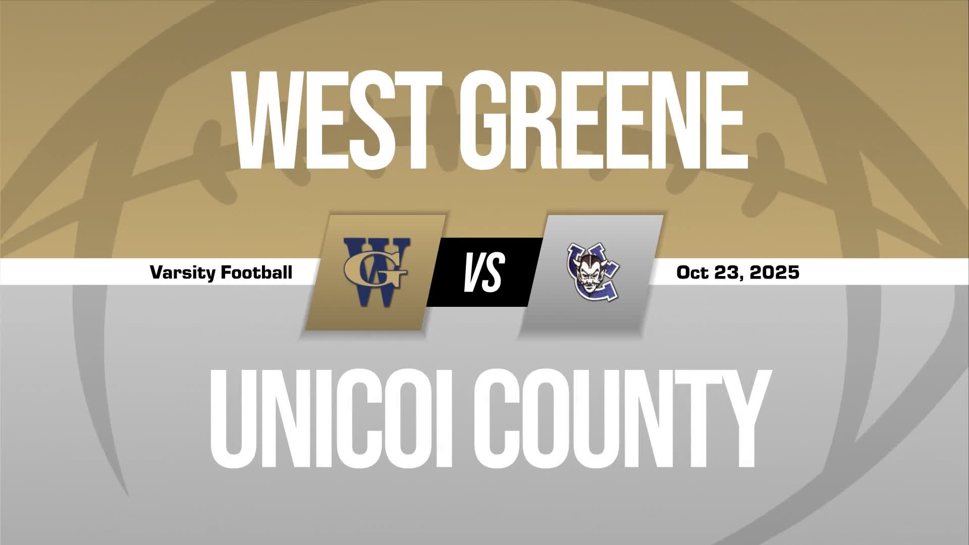 Football Game Preview: West Greene Buffaloes vs. Cumberland Gap Panthers + How To Watch