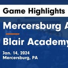 Blair Academy vs. Mercersburg Academy