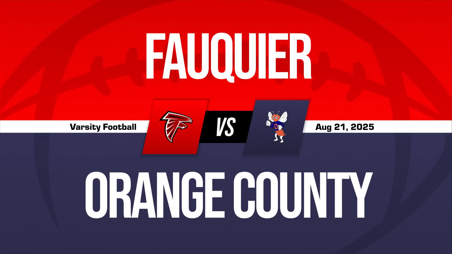 Football Recap: Orange County Falls to Powhatan in First Game of