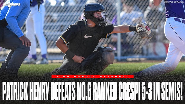 Baseball Recap: Patrick Henry's Loss Ends Six-Game Winning Streak on the Road