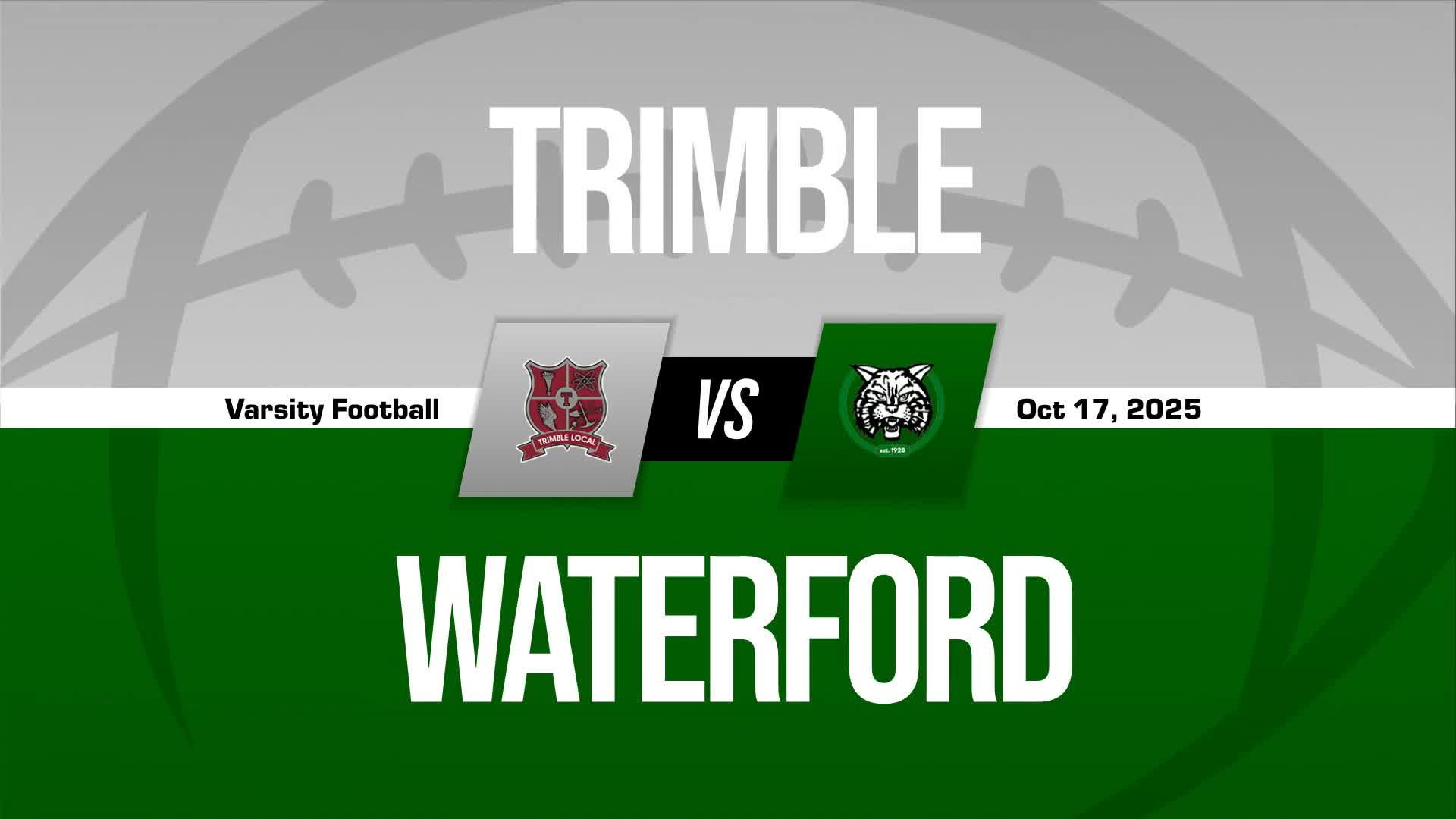 Football Game Preview: Waterford Wildcats vs. Strasburg-Franklin Tigers