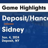 Basketball Game Recap: Sidney Team vs. Deposit-Hancock