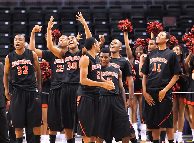 Westchester, which recently celebrated a CIF title, enjoyed an easy first-round victory in MaxMadness.