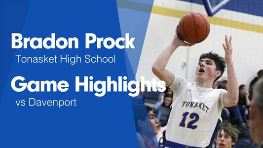 Basketball Recap: Bradon Prock's Big Game Can't Quite Lead Tonasket over Lake Roosevelt