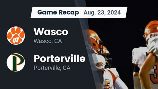 Football Game Preview: Wasco on Home-Turf