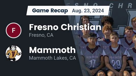 Football Recap: Mammoth Starts Season with  Win at Home