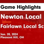 Basketball Game Recap: Newton Local Indians vs. Brookville Blue Devils