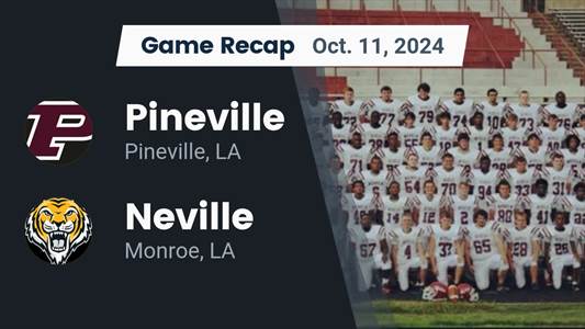 Football Recap: Neville Piles Up the Points Against Pineville