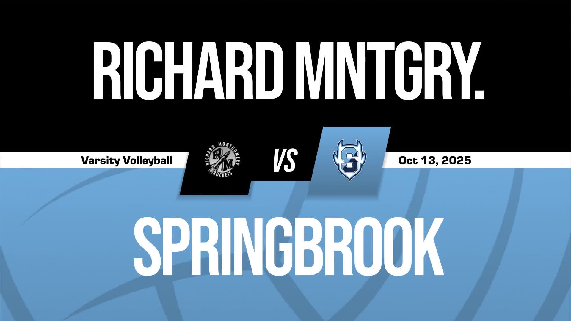 Volleyball Recap: Springbrook Comes Up Short