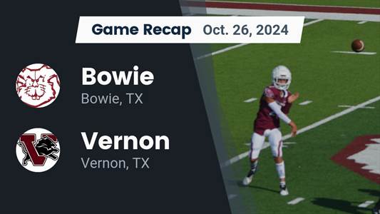Football Recap: Vernon Piles Up the Points Against Iowa Park