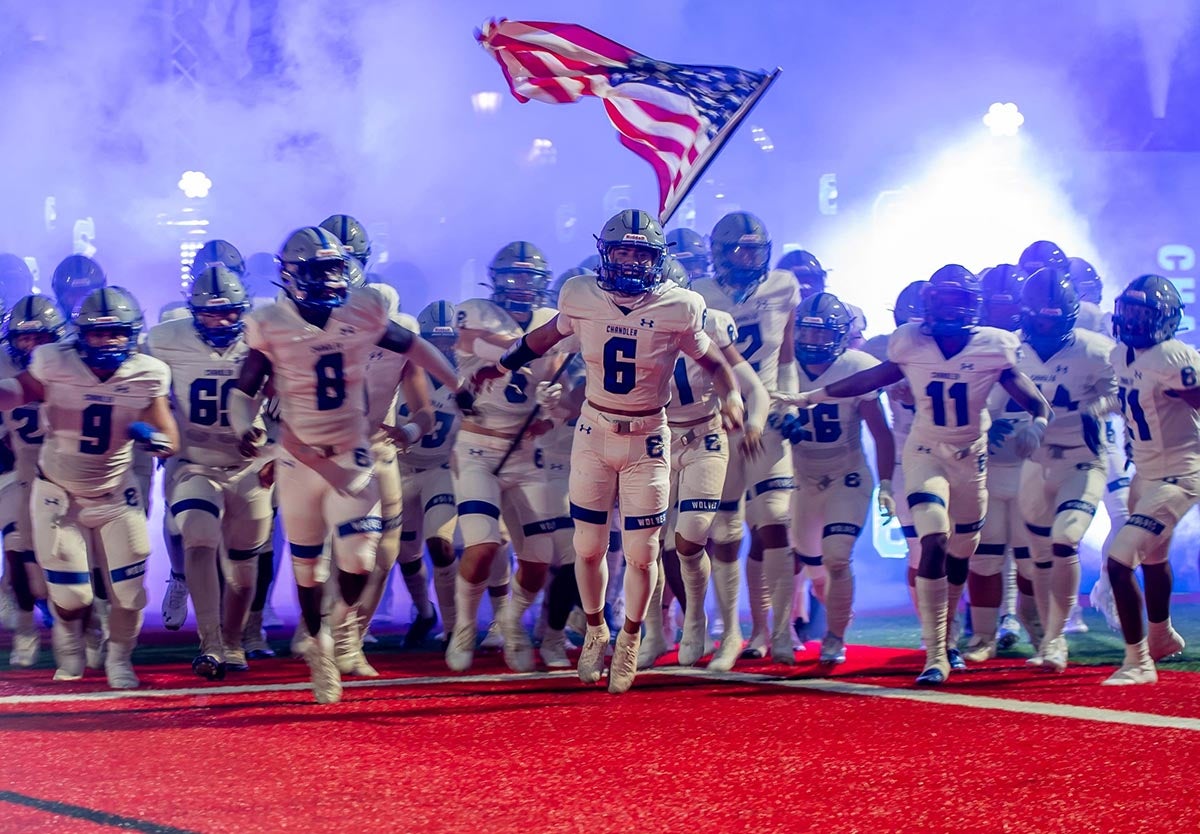 Chandler is the top football program in Arizona over the last decade with six state titles and six national top 25 finishes, including two in the MaxPreps top 10. (Photo: Rudy Schmoke)
