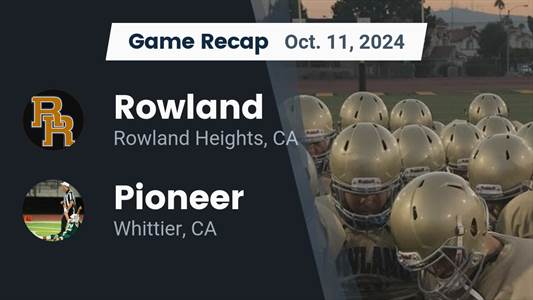 Football Recap: Pioneer Takes a Loss