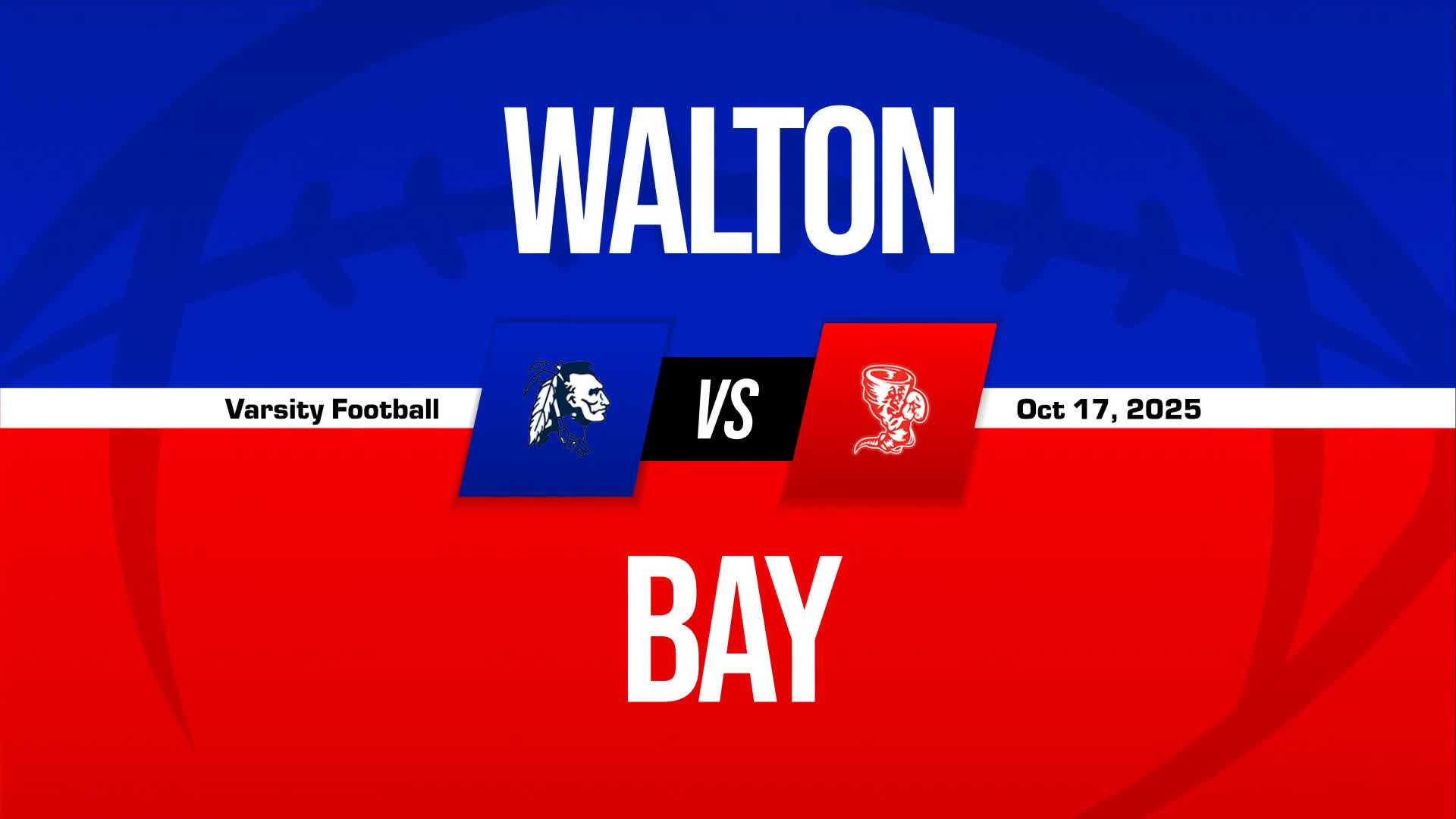 Football Recap: Kaden Brown's Menacing Defense Leads Bay over Walton + How To Watch