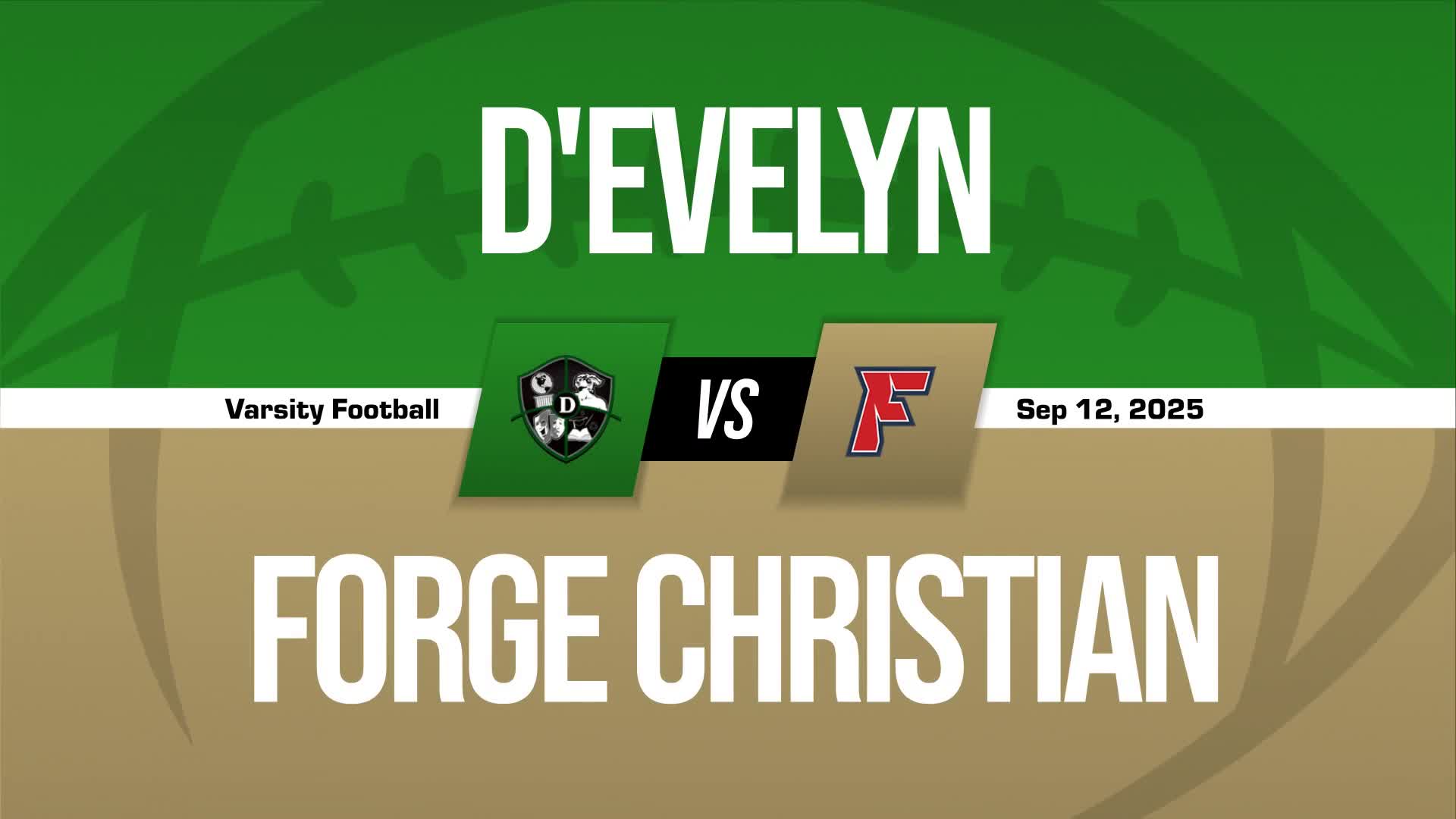 Football Recap: Forge Christian Piles Up the Points Against Mani