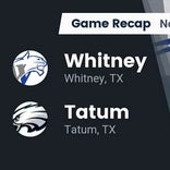 Football Game Recap: Tatum Eagles vs. Whitney Wildcats