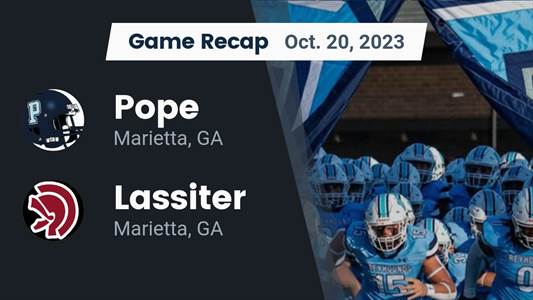 Football Game Recap: Lassiter Trojans vs. Pope Greyhounds