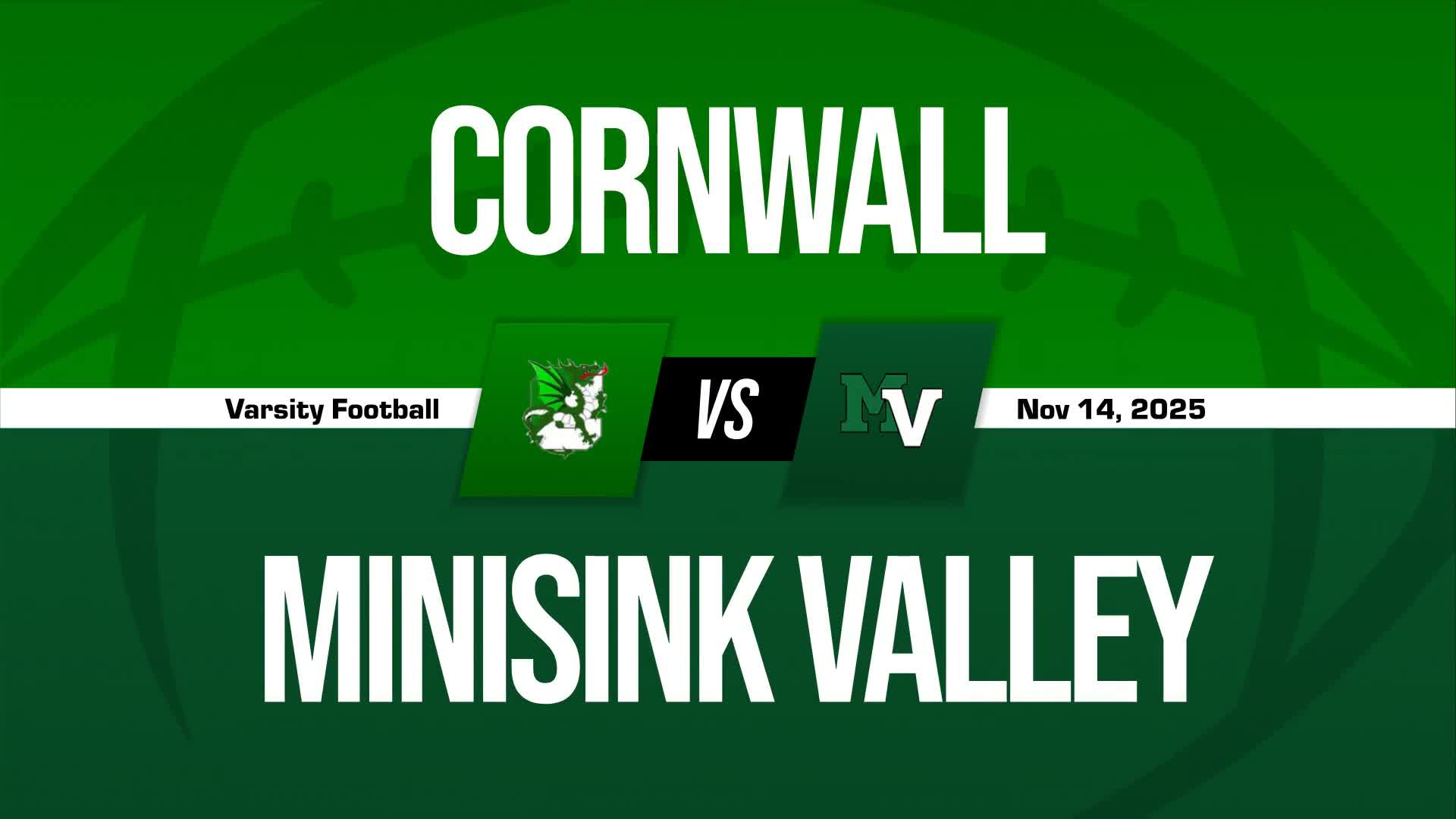 Football Recap: Cornwall Central Takes a Loss + How To Watch