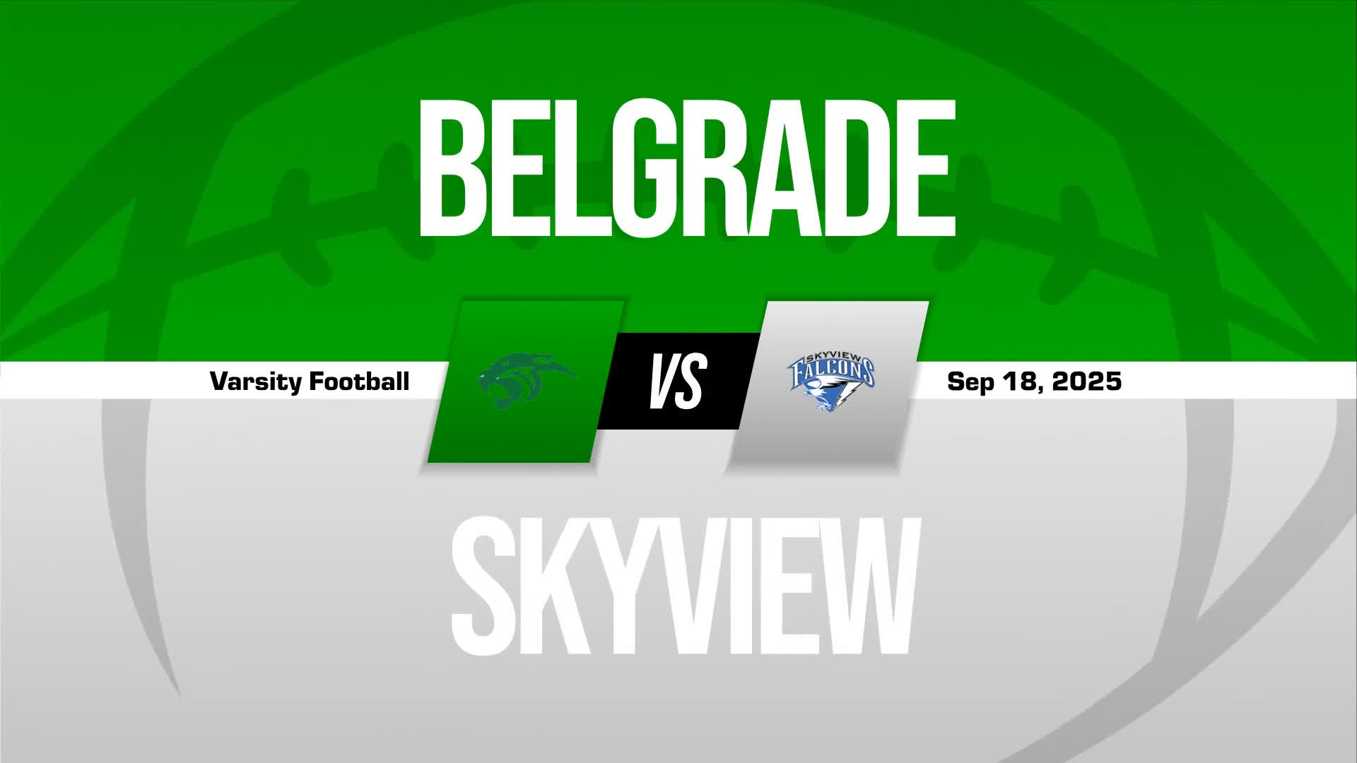 Football Game Preview: Skyview Falcons vs. Billings West Golden 