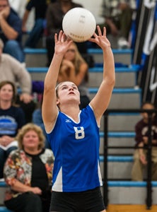 Sophomore setter Brianna Root