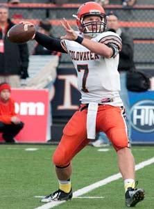 Coldwater quarterback Austin Bruns.