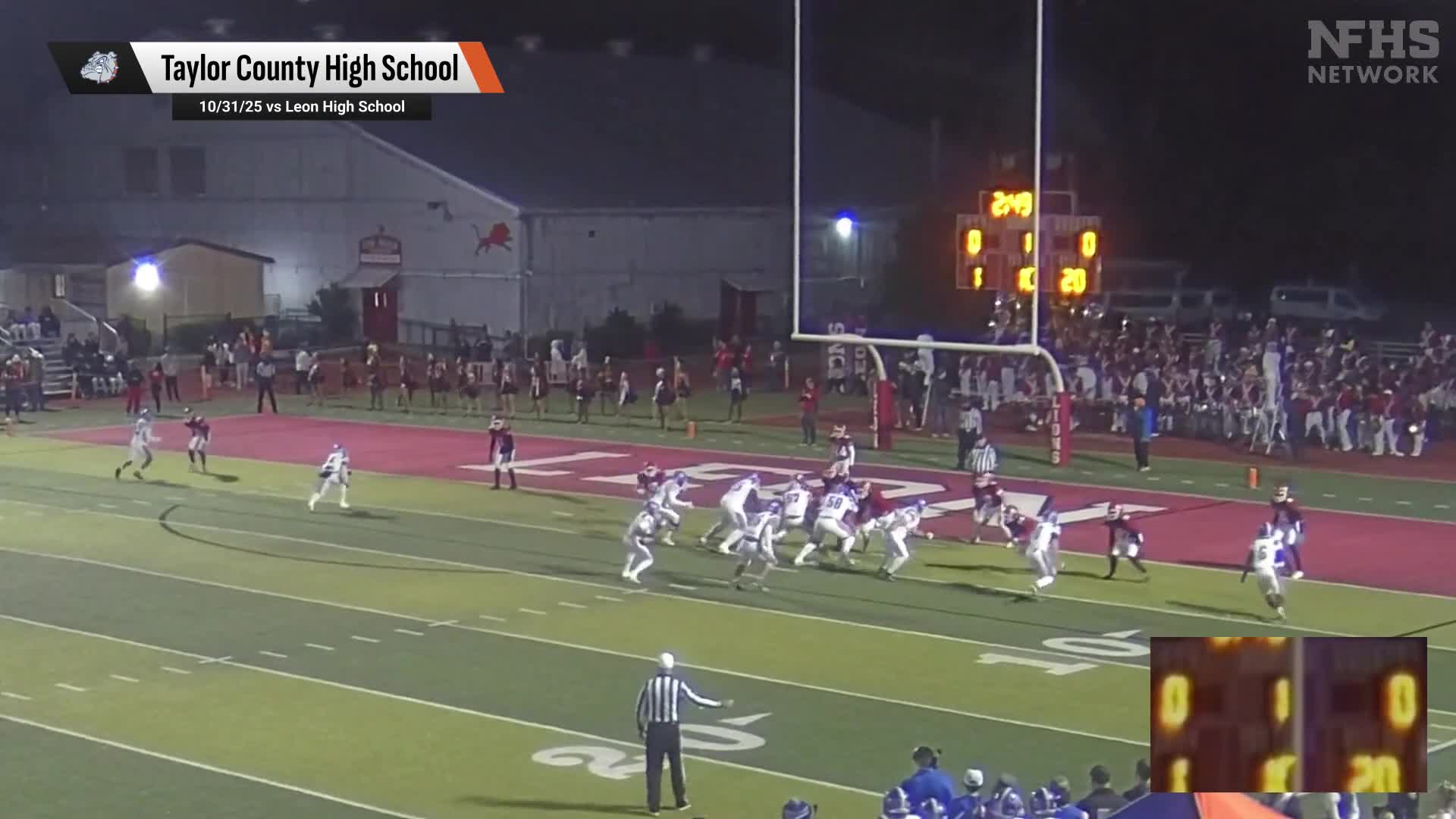 Football Recap: Friday's  Defeat Ends Taylor County's Winning Streak + How To Watch