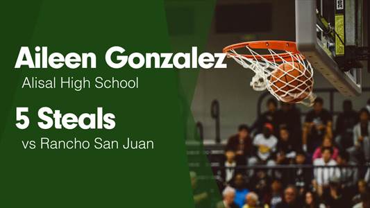 Aileen Gonzalez Game Report: vs Hollister