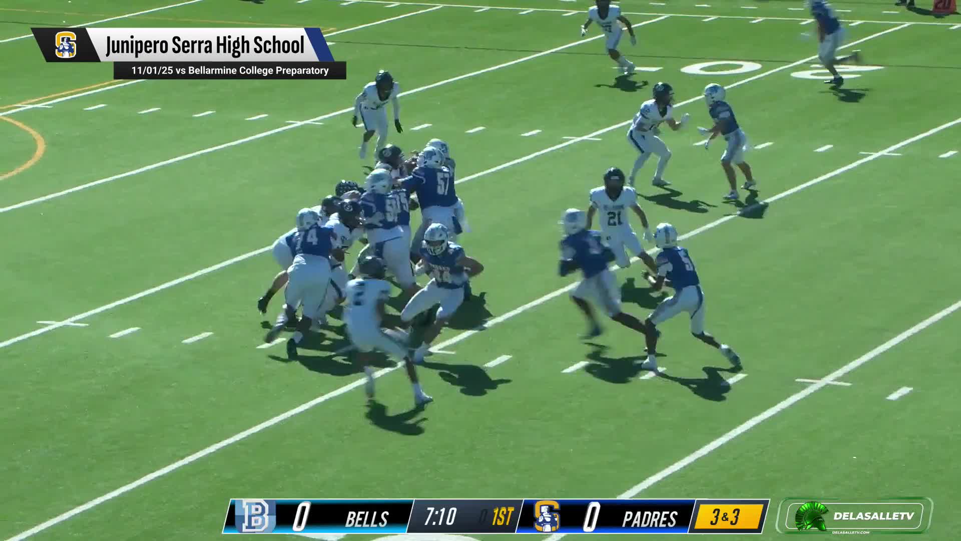 Football Recap: Lucca Edwards' Big Game Can't Quite Lead Archbishop Mitty over Junipero Serra + How To Watch